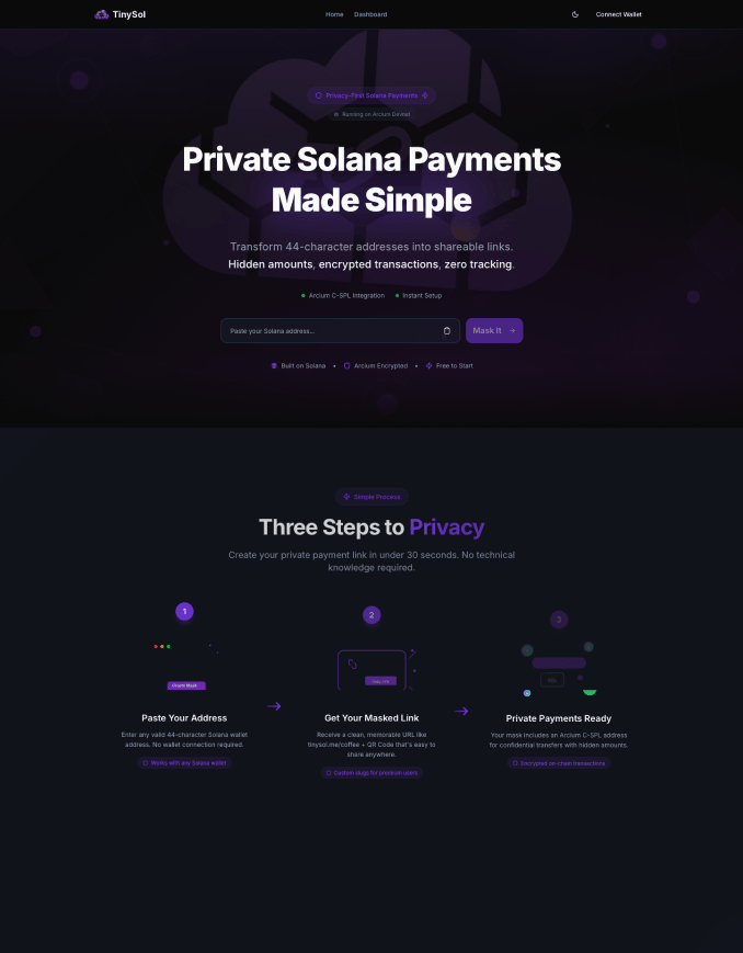 TinySOL, Web-Applikation